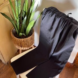 Size 10 black lululemon on the fly pants euc